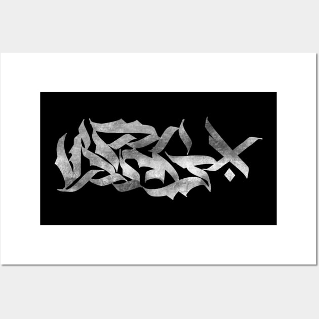 Bang calligraphy font Wall Art by bangoner